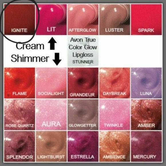 Avon True Colour Lip Glow Lip Gloss - Ignite - Picture 3 of 3